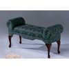 Save  on Traditional Boudoir Bench - Green at The Indoor Bench Superstore