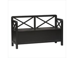 Linon Home Decor Products Anna Collection Storage Bench