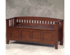 Linon Home Decor Products Split Seat Storage Bench