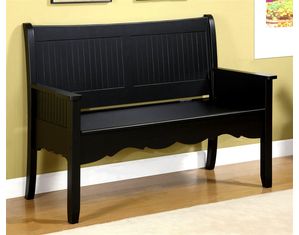 Powell Color Story Antique Black Bench