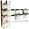 Save  on Storage Magazine Rack with 4 Canvas Baskets at The Indoor Bench Superstore