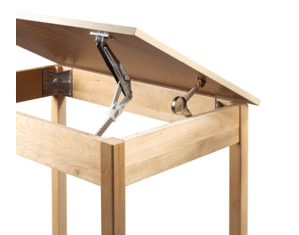 Shain Solutions 1 Piece Adjustable Drafting Table