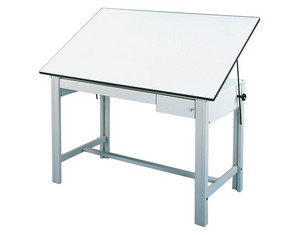 Alvin Design Master 4-Post Steel Drawing Table