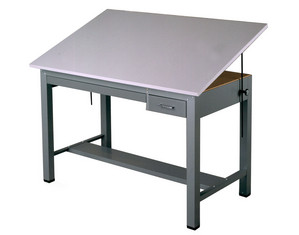 Mayline Group Economy Ranger Steel Four-Post B Combination Table
