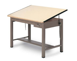 Mayline Group Ranger Steel Four-Post Table