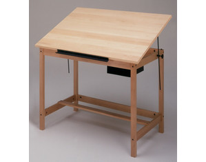 Mayline Group Wood Four-Post Table