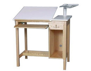 SMI Oak Computer Table - FREE Inside Delivery!