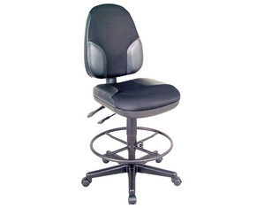 Alvin Monarch Executive Chair with Leather Accents