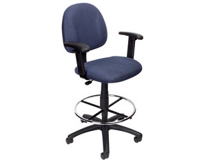 Boss Chair B1616 Drafting Chair with Arms