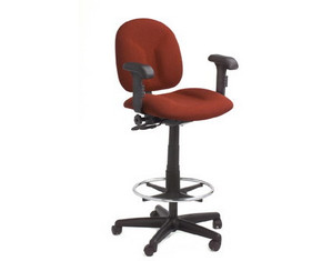 Phoenix Office Furniture 499DSAT BK Drafting Chair