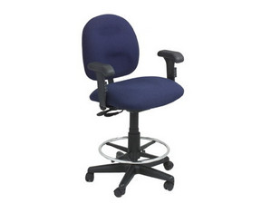 Phoenix Office Furniture 504DS BK Drafting Stool