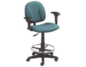 Phoenix Office Furniture 915DSAT BK Drafting Stool