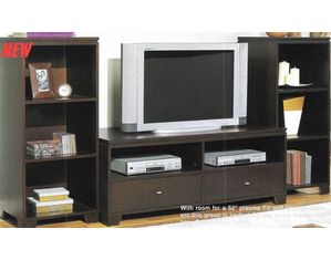 Union Square Stabler Cappucinno 3 Piece Entertainment Center - FREE Inside Delivery!