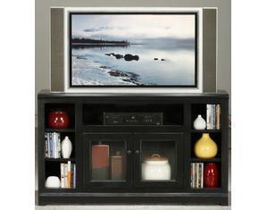 Eagle Coastal Thin-Screen Painted Entertainment Console with Bookcase Sides