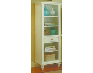 Home Styles Furniture Bermuda Brushed White Pier Cabinet