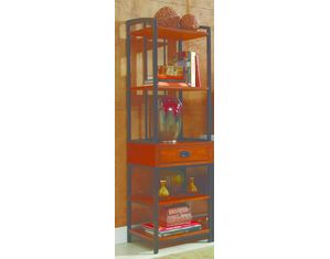 Home Styles Furniture Modern Craftsman Distressed Oak Gaming Tower