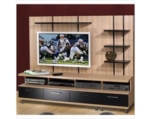 Nexera Eclipse 3 Piece Entertainment Center with Support Panel