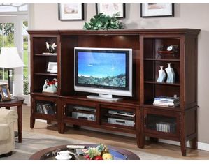 Sunrise Home Furnishings City Scape Wall 4 Piece Set (T-50020JV-ASST) Entertainment Center