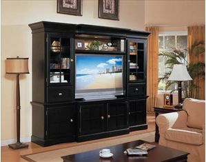 Sunrise Home Furnishings Litchfield Wall 4 Piece With TC30 Entertainment Center - FREE Inside Delivery!