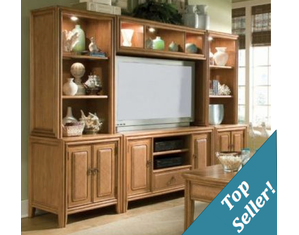 American Drew Antigua 54 Inch 6 Piece Entertainment Center