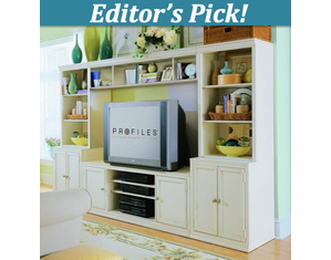 American Drew Camden White 51 Inch Entertainment Center
