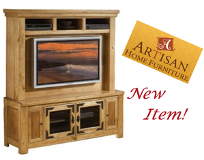 Artisan Home Furniture Lodge 100 Series 2 Piece Entertainment Center - Free Shipping!