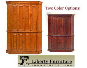 Liberty Furniture Corner Unit Entertainment Center - FREE Inside Delivery!