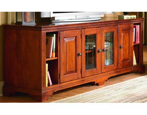 Bob Timberlake Home Entertainment Console with Glass Cabinets - FREE Inside Delivery!