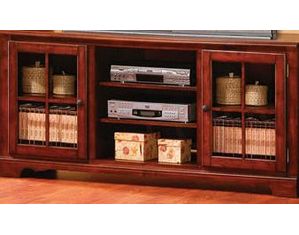 Union Square Merlot Oak Finish TV Console
