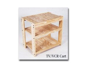 Collegiate Furniture 3 Shelf TV and DVD Stand - Fast FREE FedEx Shipping!