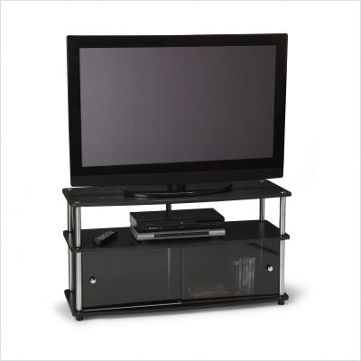 Plasma Stand on Convenience Concepts Plasma Tv Stand With Glass Doors  70314tv T  From