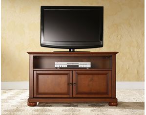 Crosley Furniture Alexandria 42 Inch TV Stand in Classic Cherry Finish (KF10003ACH)