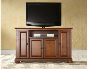 Crosley Furniture Alexandria 48 Inch TV Stand in Classic Cherry Finish (KF10002ACH)