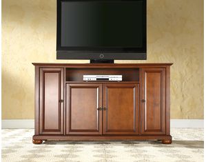 Crosley Furniture Alexandria 60 Inch TV Stand in Classic Cherry Finish (KF10001ACH)