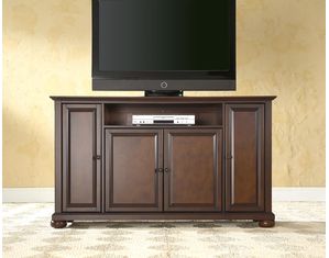 Crosley Furniture Alexandria 60 Inch TV Stand in Vintage Mahogany Finish (KF10001AMA)