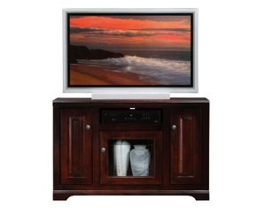 Eagle Savannah Thin E40 Tall Stained Corner TV Cart