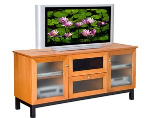 Furnitech 62 Inch Arts and Crafts Console with Wood Frame Legs (FT62RB)