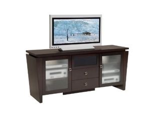 Furnitech 70 in Classic Modern Console with Tapered Legs (Wenge Finish)