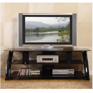 Innovex Sleek Black Marble (TB688GBM) TV Stand image