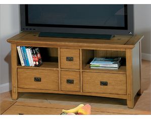 Jofran Franklin Oak Media Unit (077-9)