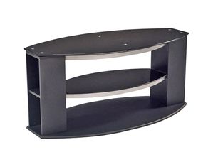Office Star 48 inches TV Stand with Black Glass (TV1148BKG)