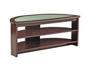 Office Star 52 inches Half Moon TV Stand with Glass - Fast FREE FedEx Shipping!