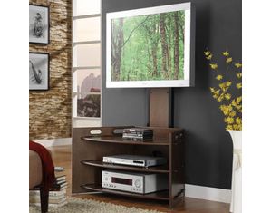 Powell Espresso Open Corner Media Stand (741-954)