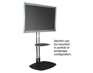 Premier Mounts 60 Inch Dual Tube for Flat Panel Display TV Stand - Fast FREE FedEx Shipping!