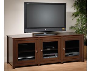 Prepac Santino TV Stand with Glass Doors (AH-6300)