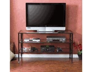 SEI Distressed Metal TV Stand (MS8774)