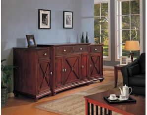 Sunrise Home Furnishings Lewisbury 3 Piece TV Console with Lift (LT-20023WA-ASST)
