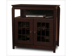 Tech Craft Veneto 32 Inch Tall Boy TV Stand - Fast FREE FedEx Shipping!