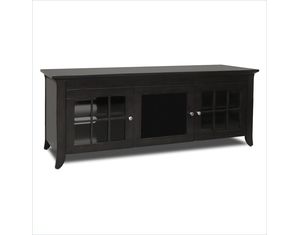 Tech Craft Veneto 60 Inch Black TV Stand (CRE60B)