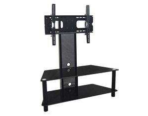Walker Edison 42 Inch Onyx 2 Level TV Stand with Mount (V42MT2)